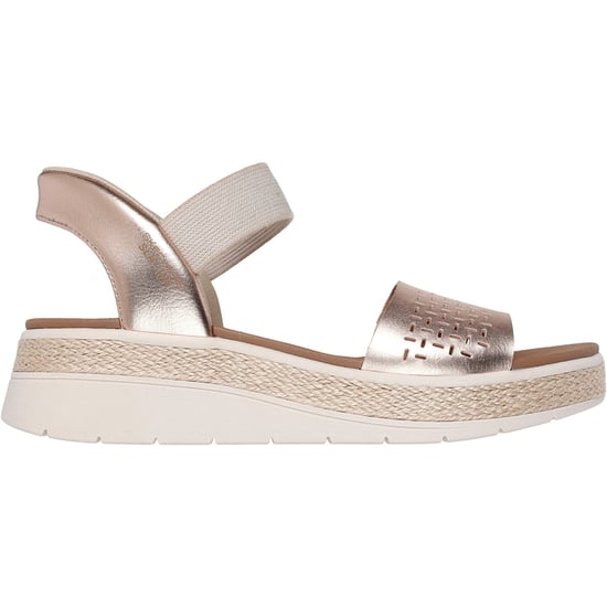 Skechers BOBS Sun Ray Damen Sandalen in Roségold - Image 5