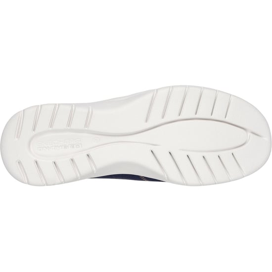 Skechers Palmilla Textil Damen Marineblau Bootsschuhe - Image 2