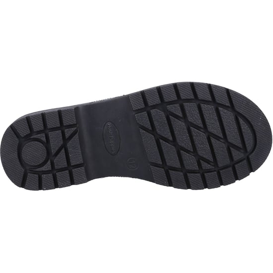 Hush Puppies SALLY SENIOR Leder Mädchen Schwarz Brogues - Image 3