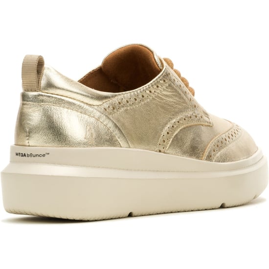 Hush Puppies Joy Leder Damen Champagner Brogues Schuhe - Image 2