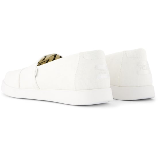 TOMS Alpargata Plus 100 % Baumwolle Damen Weiße Espadrilles - Image 2