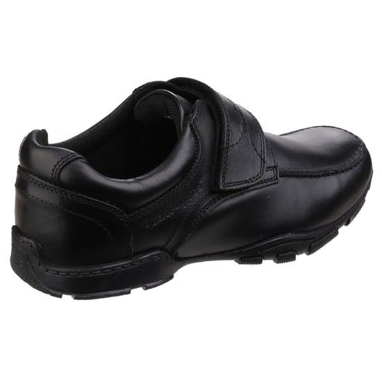 Hush Puppies Freddy 2 Junior Leder Jungen Schwarzschuhe - Image 2