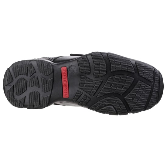 Hush Puppies Freddy 2 Junior Leder Jungen Schwarzschuhe - Image 4