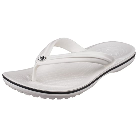 Crocs Crocband Flip Croslite Gummisohlen Weiße Hausschuhe - Image 6