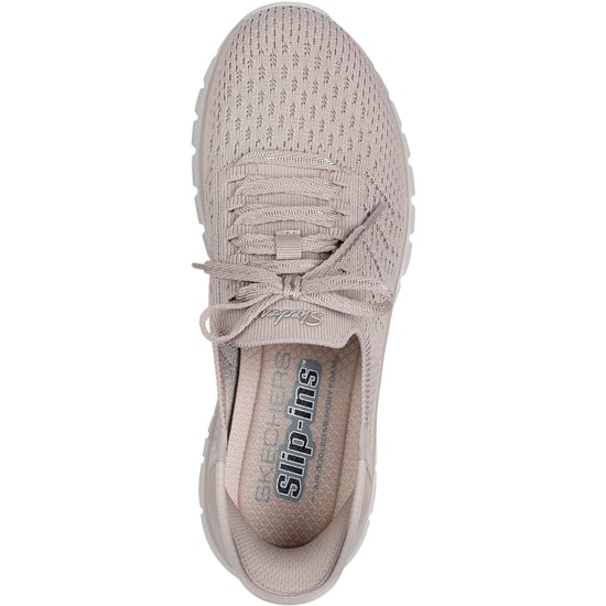 Skechers Graceful First Blush Textil Damen Taupe Turnschuhe - Image 3