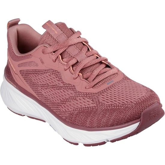 Skechers Edgeride Power Flow Textil Damen Dunkel Mauve Sportschuhe - Image 1