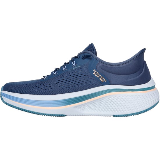 Skechers Performance Go Run Elevate 2.0 Banyan Textil Damen Navy/Türkis Trainers - Image 4