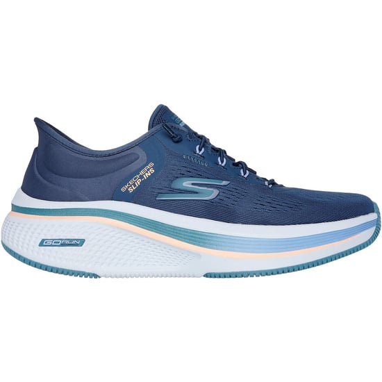 Skechers Performance Go Run Elevate 2.0 Banyan Textil Damen Navy/Türkis Trainers - Image 5