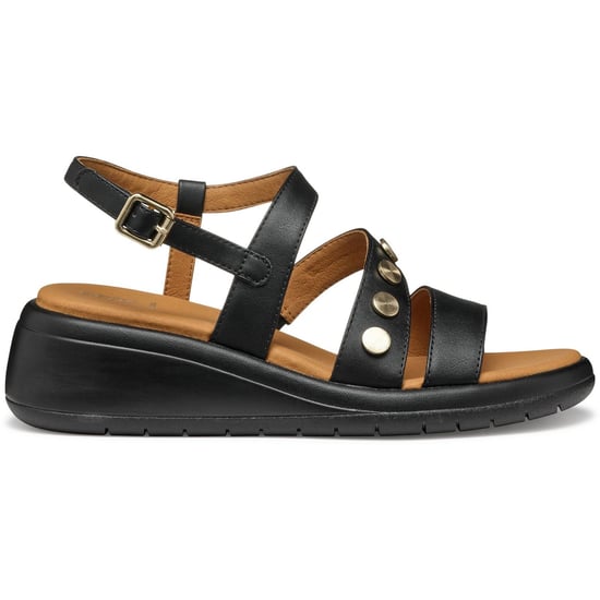 Geox D Meliconia Keilabsatzsandalen aus synthetischem Polyurethan für Damen - Schwarz - Image 5