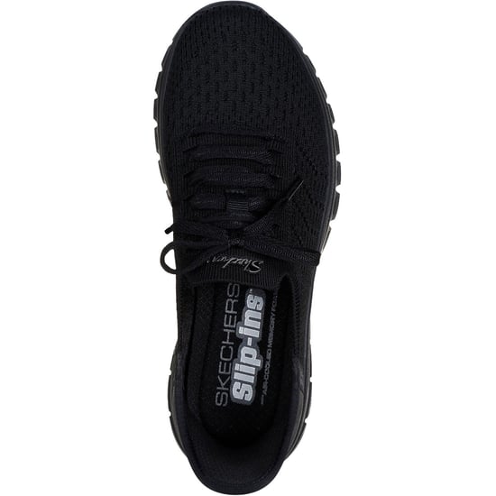 Skechers Graceful First Blush Textil Damen Schwarz Sneakers - Image 3