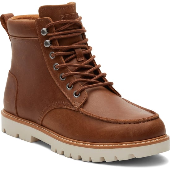 TOMS Palomar Leder Herrenschuhe in Tan - Image 1