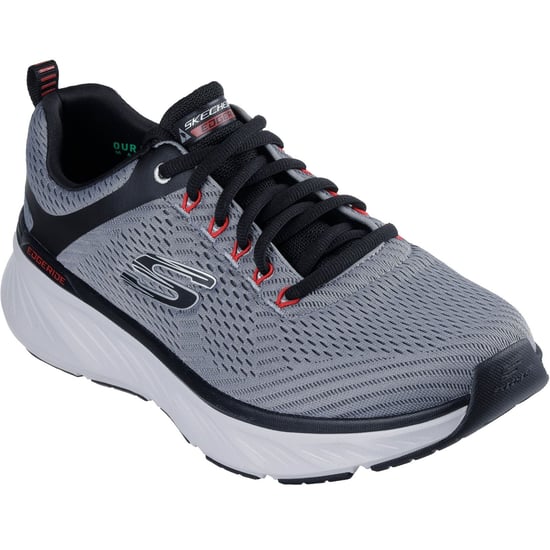 Skechers Relaxed Fit Edgeride Contention Polyester Herren Sneaker in Anthrazit/Schwarz - Image 1