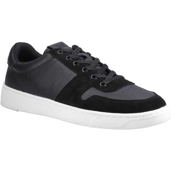 TOMS TRVL Lite Court Leder Herren Sneaker Schwarz - Image 1