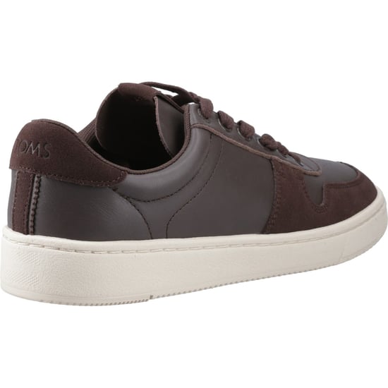 TOMS TRVL Lite Court Leder Herren Sneaker Braun - Image 2