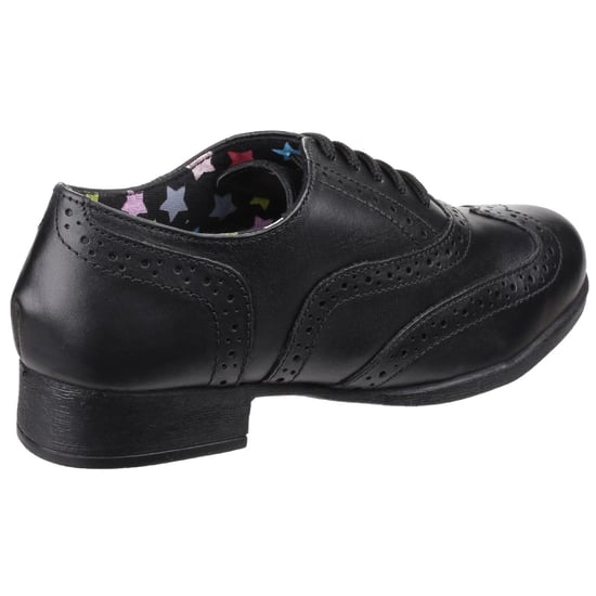 Hush Puppies Kada Junior Leder Mädchen Schwarz Brogues - Image 2