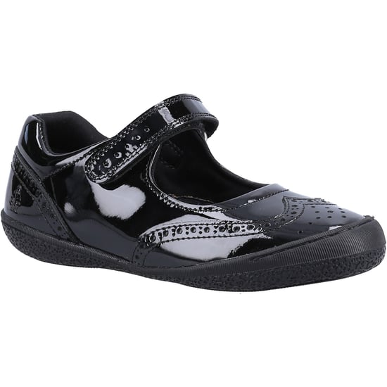 Hush Puppies RINA SCHUHE PATENT JNR Leder Mädchen Schwarz Schuhe - Image 1