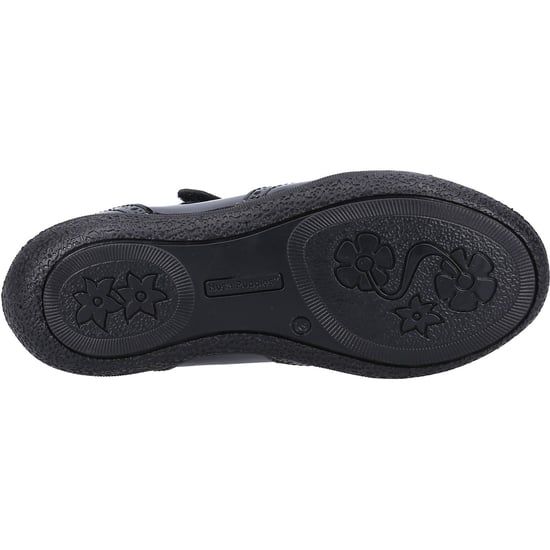 Hush Puppies RINA SCHUHE PATENT JNR Leder Mädchen Schwarz Schuhe - Image 3