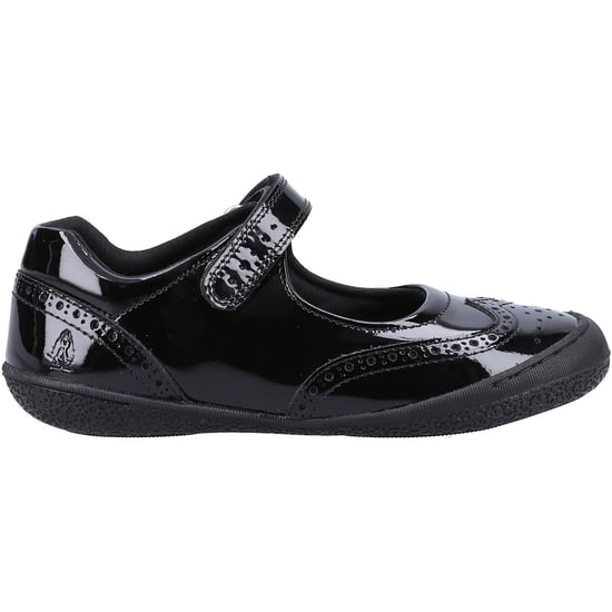 Hush Puppies RINA SCHUHE PATENT JNR Leder Mädchen Schwarz Schuhe - Image 4