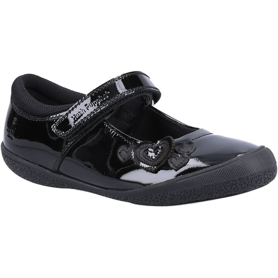 Hush Puppies ROSANNA PATENT JUNIOR Leder Mädchen Schwarz Schuhe - Image 1