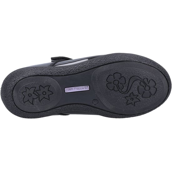 Hush Puppies ROSANNA PATENT JUNIOR Leder Mädchen Schwarz Schuhe - Image 3