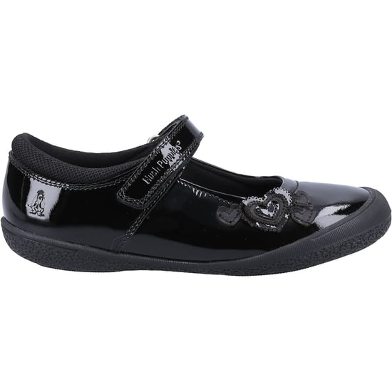 Hush Puppies ROSANNA PATENT JUNIOR Leder Mädchen Schwarz Schuhe - Image 4