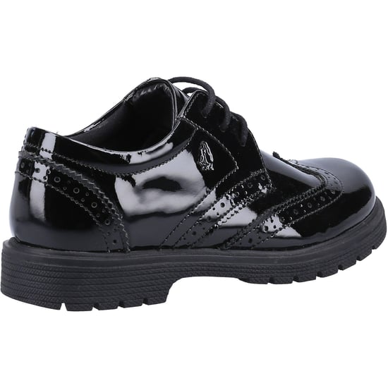 Hush Puppies SALLY PATENT JUNIOR Leder Mädchen Schwarz Brogues - Image 2