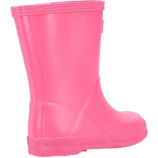 Hunter Kinder First (Matte) Gummi-Gummistiefel in Hellem Pink - Image 2