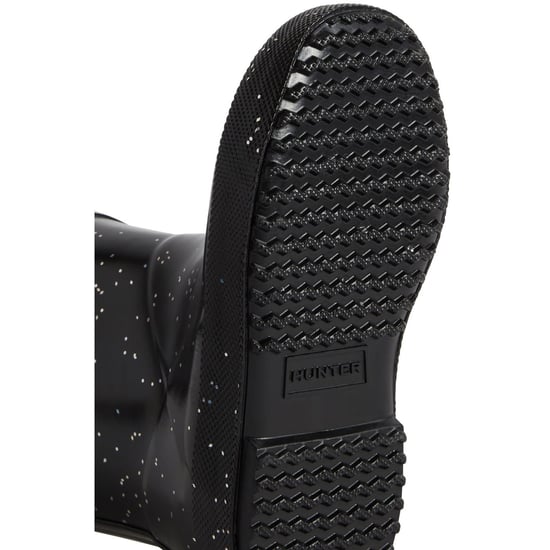 Hunter Kinder First Giant Glitter Gummistiefel in Schwarz - Image 3