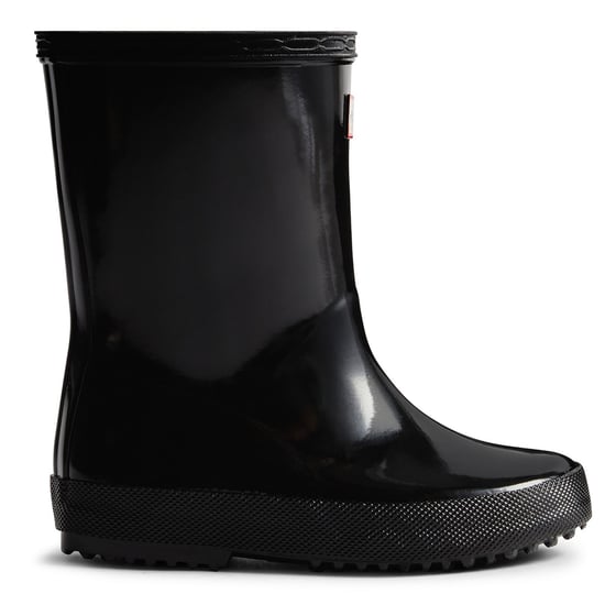 Hunter Kinder First (Gloss) Gummi-Kinder Gummistiefel Schwarz - Image 4