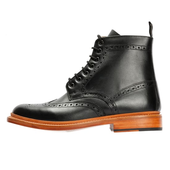Chapman & Moore Walter Brogue Leder Herrenstiefel Braun - Image 6