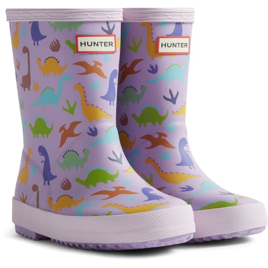 Hunter Kinder Dinosaurier Gummistiefel lila Dinosaurier - Image 1