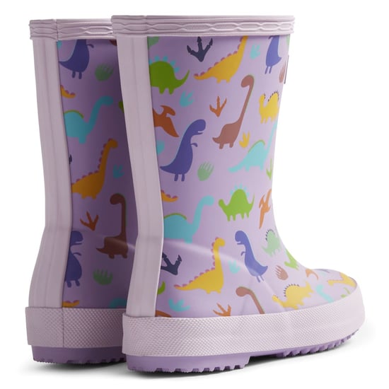 Hunter Kinder Dinosaurier Gummistiefel lila Dinosaurier - Image 2