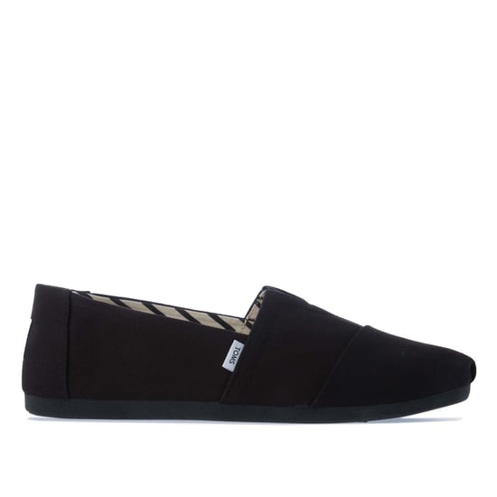 Espadrilles Alpargata coton recyclé Toms Pour Femme en Noir - Image 1