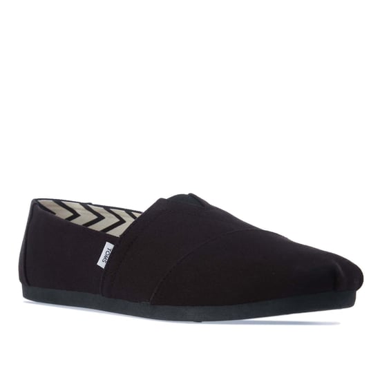 Espadrilles Alpargata coton recyclé Toms Pour Femme en Noir - Image 2