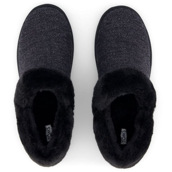 TOMS Oslo Polyester Damen Schwarze Hausschuhe - Image 4