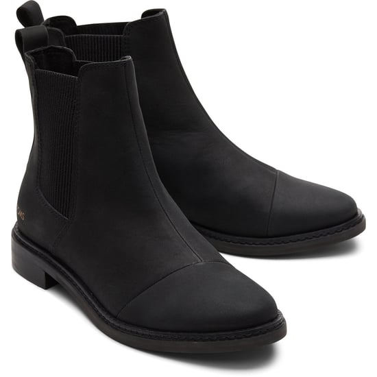 TOMS Charlie Leder Damenstiefel Schwarz - Image 1