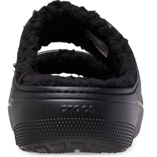 Crocs Classic Cozzzy Thermoplastische Damen Schwarz Sandalen - Image 2