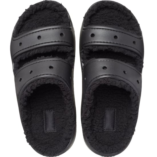 Crocs Classic Cozzzy Thermoplastische Damen Schwarz Sandalen - Image 4