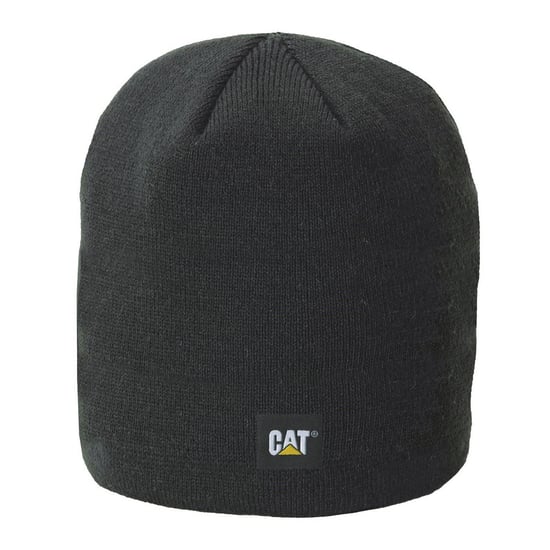 Caterpillar Logo Strickmütze Unisex für Erwachsene in Schwarz - Image 1