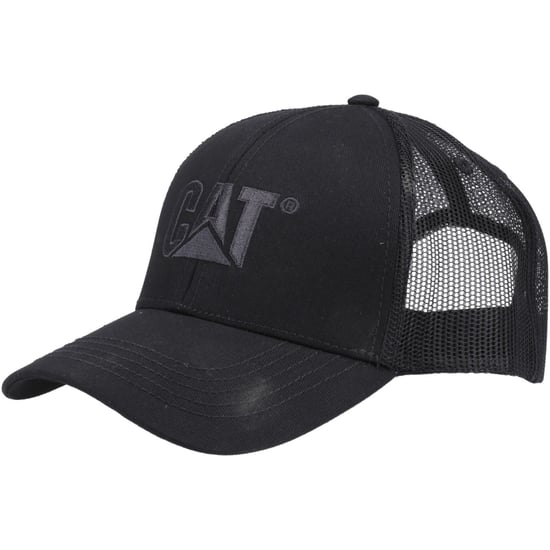 Caterpillar Erhöhtes Logo Baumwolle Unisex Erwachsenen Schwarze Baseballmützen - Image 3