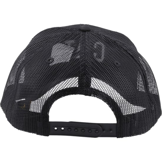 Caterpillar Erhöhtes Logo Baumwolle Unisex Erwachsenen Schwarze Baseballmützen - Image 4