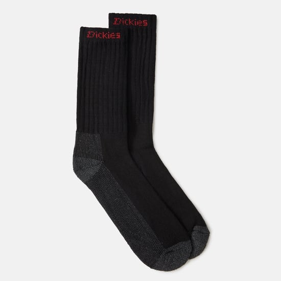 Dickies Industrial Cotton Herren schwarze Arbeitssocken - Image 1