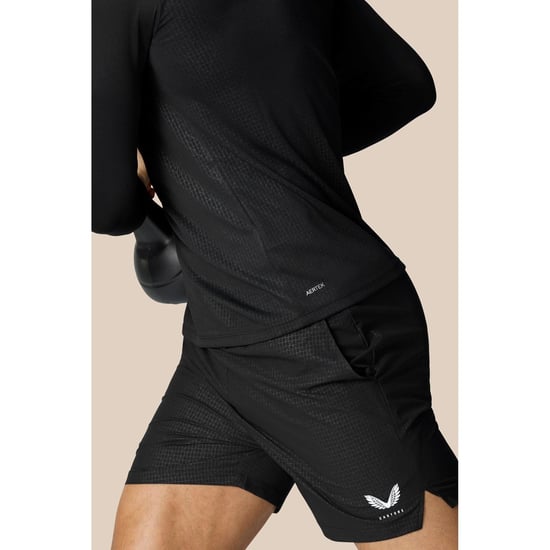 Castore Adapt 1/4 Zip Top Polyester Herren Schwarz Sport-T-Shirts - Image 6