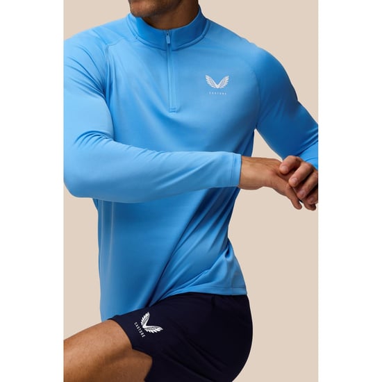 Castore Adapt Training 1/4-Zip-Oberteil aus Polyester für Herren in Grün, Sport-T-Shirts - Image 6
