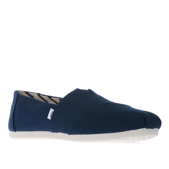 Espadrilles Alpargata toile coton recyclé Toms Pour Femme en Bleu Marine - Image 2