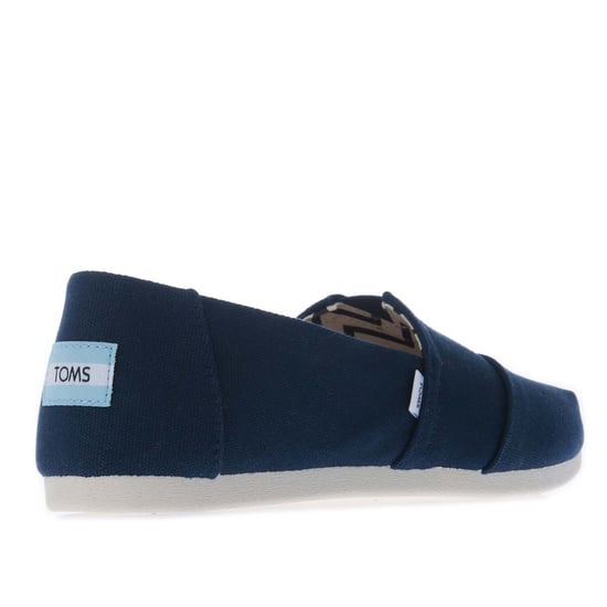 Espadrilles Alpargata toile coton recyclé Toms Pour Femme en Bleu Marine - Image 3