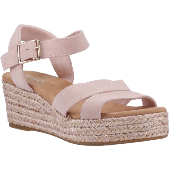TOMS Audrey Leder Damen Sandalen in Blasser Rose - Image 1