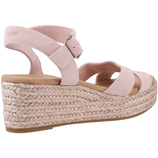 TOMS Audrey Leder Damen Sandalen in Blasser Rose - Image 2