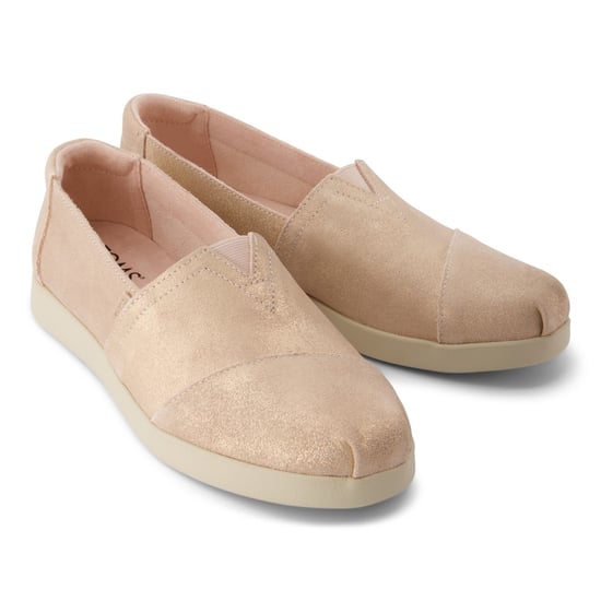 TOMS Alpargata Plus Leder Damen Espadrilles in Blassrosa - Image 1