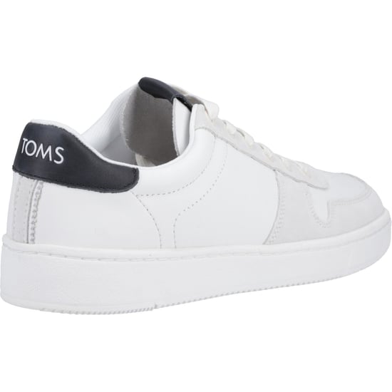 TOMS TRVL Lite Court Leder Herren Sneaker Weiß/Schwarz - Image 2